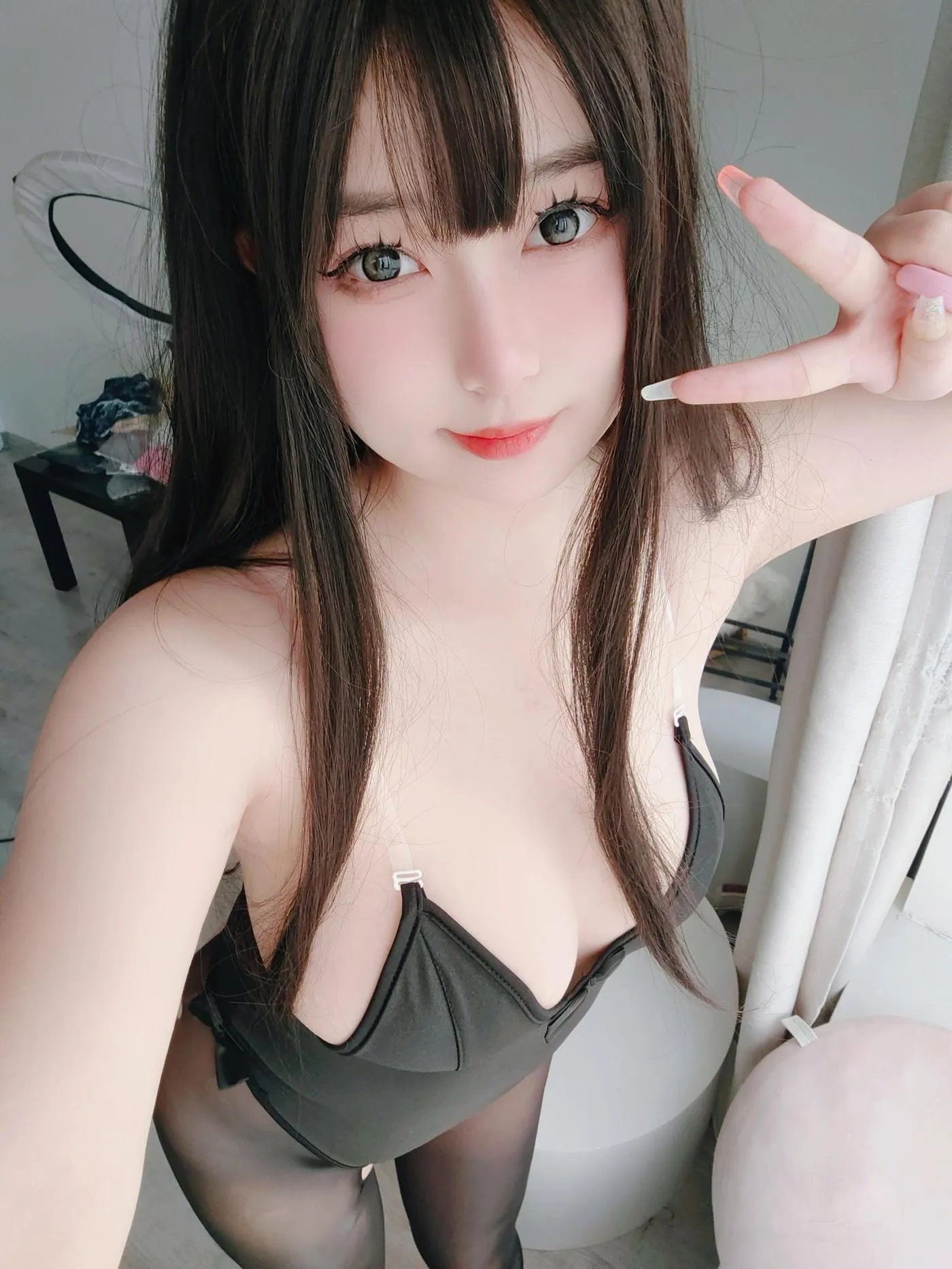 女主K – NO.20 黑丝兔女郎[23] [38P]插图9